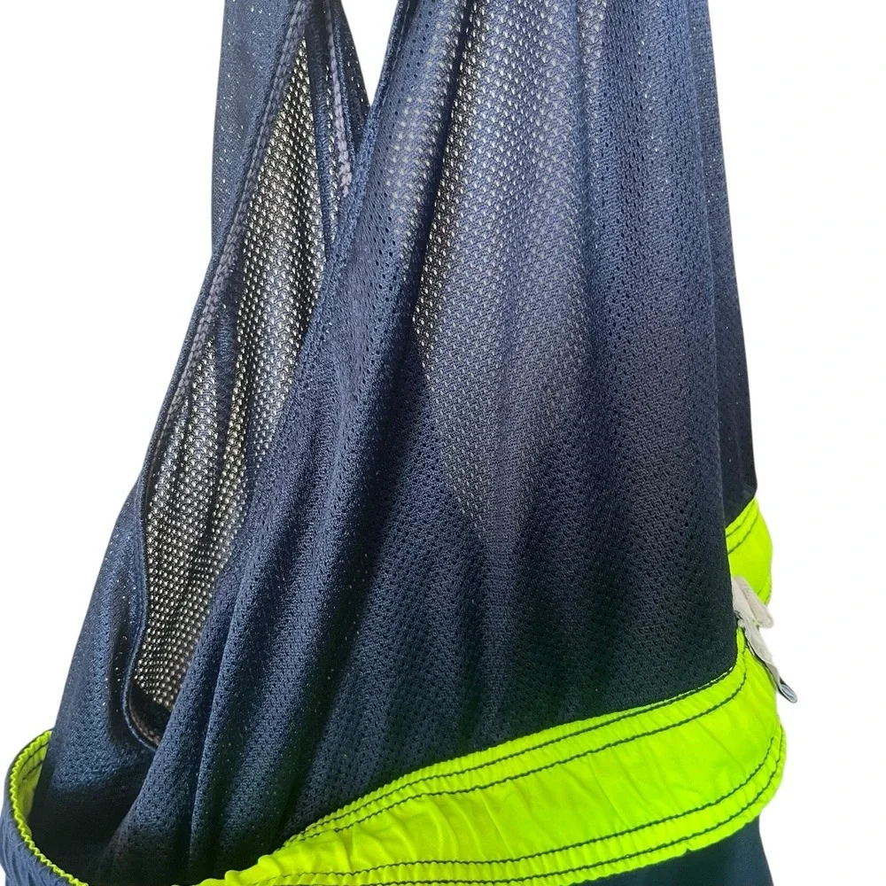 Nike Swim Trunks Shorts Mens Large Blue Lined Polyester Beach Pool Vacation